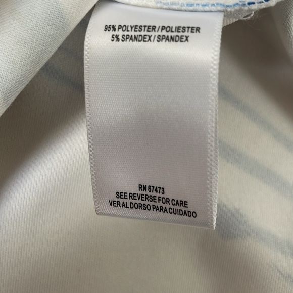 Gabby Skye floral sleeveless pencil midi dress 8 white blue red bodycon summer - Picture 10 of 10